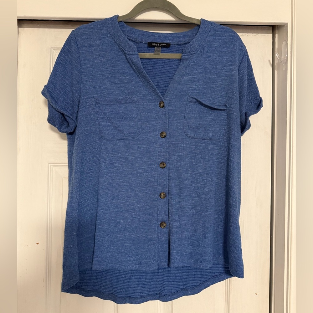 Women's Short-Sleeve Blouse from Cable & Gauge